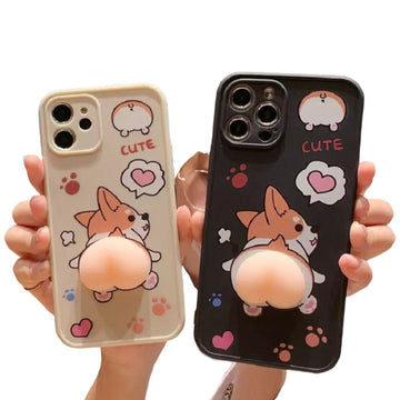 Case Perro Para iPhone 8-10-11 Y 12